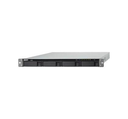 QNAP Turbo NAS TS-463U-RP 4 x Total Bays NAS Server - 1U - Rack-mountable