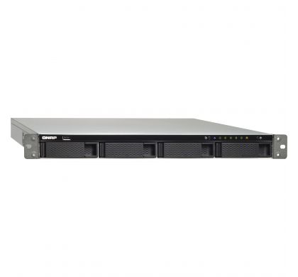 QNAP Turbo NAS TS-463U-RP 4 x Total Bays NAS Server - 1U - Rack-mountable TopMaximum