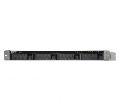 QNAP Turbo NAS TS-463U-RP 4 x Total Bays NAS Server - 1U - Rack-mountable LeftMaximum
