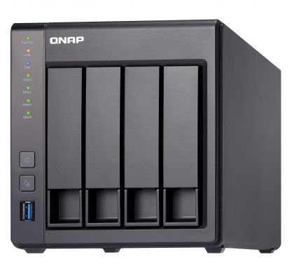 QNAP Turbo NAS TS-451+ 4 x Total Bays NAS Server - Desktop LeftMaximum