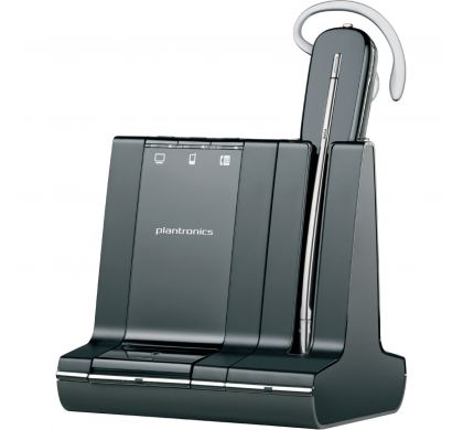PLANTRONICS Savi W740 Wireless DECT Mono Earset - Over-the-ear, Behind-the-neck, Over-the-head - Outer-ear LeftMaximum
