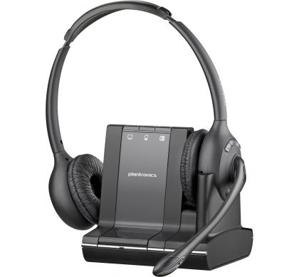 PLANTRONICS Savi W720 Wireless DECT Stereo Headset - Over-the-head - Supra-aural LeftMaximum