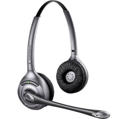 PLANTRONICS Savi WH350/A Wireless DECT Stereo Headset - Over-the-head - Semi-open - Black RightMaximum