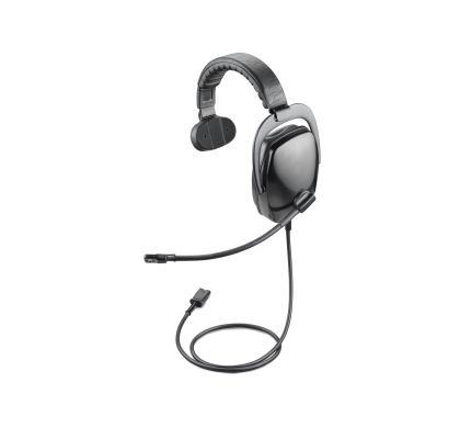 PLANTRONICS SHR2082-01 Wired Mono Headset - Over-the-head - Ear-cup - Black, Grey