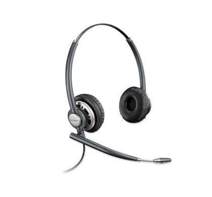 PLANTRONICS EncorePro HW720 Wired Stereo Headset - Over-the-head - Circumaural - Black
