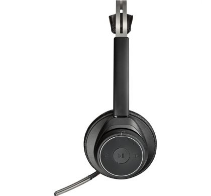 PLANTRONICS Voyager Focus UC B825-M Wireless Bluetooth Stereo Headset - Over-the-head - Circumaural LeftMaximum