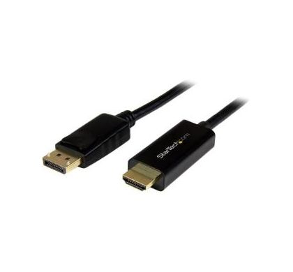 STARTECH .com DisplayPort/HDMI A/V Cable for Ultrabook, Projector, Desktop Computer - 2 m - 1 Pack