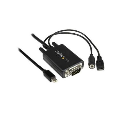 STARTECH .com Mini DisplayPort/VGA/Mini-phone/USB A/V Cable for Monitor, Speaker, Audio/Video Device - 1.83 m - 1 Pack