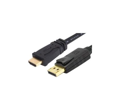 COMSOL DisplayPort/HDMI A/V Cable for LCD TV, Plasma, Monitor, Projector, Audio/Video Device - 1 m - Shielding