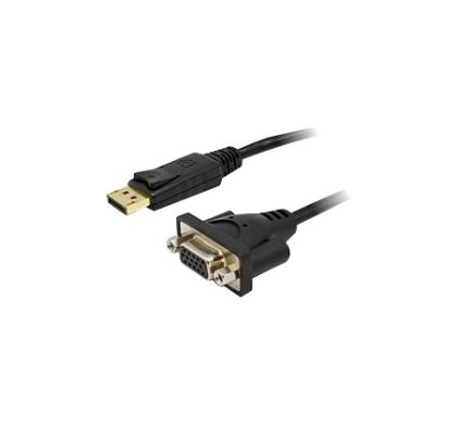 COMSOL DisplayPort/VGA Video Cable for Monitor, PC, Video Device - 20 cm