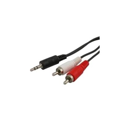 COMSOL Mini-phone/RCA Audio Cable for iPod, iPhone, MP3 Player, Home Theater System, Stereo Receiver, Audio Device - 2 m