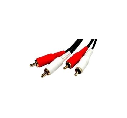 COMSOL RCA Audio Cable for TV, Monitor, DVD, Blu-ray Player, Home Theater System, Stereo Receiver, Audio Device - 1 m