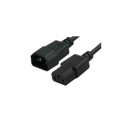 COMSOL Power Extension Cable - 1 m Length - IEC 60320 C13 - IEC 60320 C14