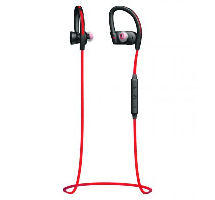 JABRA Sport Pace Wireless Bluetooth Stereo Earset - Earbud, Over-the-ear - In-ear - Red
