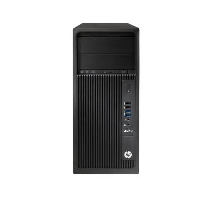 HP Z240 Tower Workstation - 1 x Processors Supported - 1 x Intel Core i7 i7-6700 Quad-core (4 Core) 3.40 GHz - Black