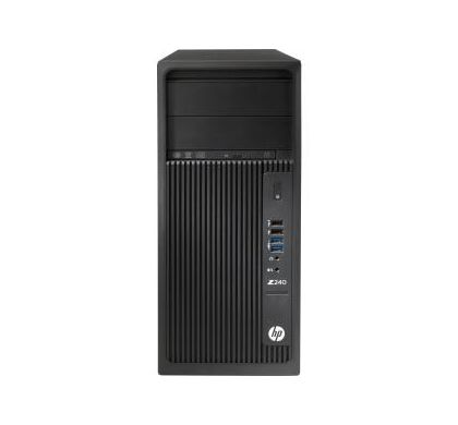HP Z240 Tower Workstation - 1 x Processors Supported - 1 x Intel Core i7 i7-6700 Quad-core (4 Core) 3.40 GHz - Black