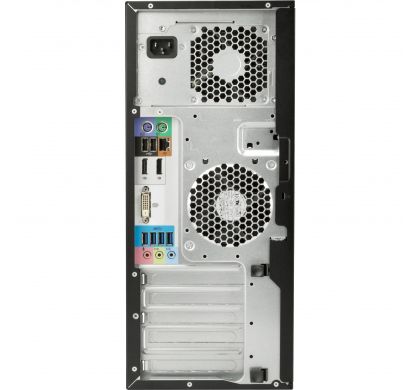 HP Z240 Tower Workstation - 1 x Processors Supported - 1 x Intel Core i7 i7-6700 Quad-core (4 Core) 3.40 GHz - Black RearMaximum