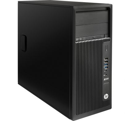 HP Z240 Tower Workstation - 1 x Processors Supported - 1 x Intel Core i7 i7-6700 Quad-core (4 Core) 3.40 GHz - Black RightMaximum