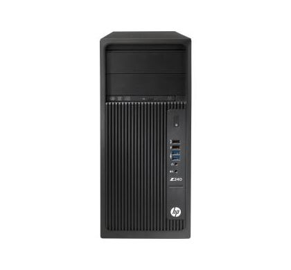 HP Z240 Tower Workstation - 1 x Processors Supported - 1 x Intel Xeon E3-1240 v5 Quad-core (4 Core) 3.50 GHz - Black