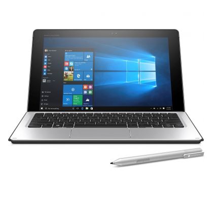 HP Elite x2 1012 G1 Tablet PC - 30.5 cm (12") - In-plane Switching (IPS) Technology, BrightView - Wireless LAN - Intel Core M m5-6Y57 Dual-core (2 Core) 1.10 GHz FrontMaximum