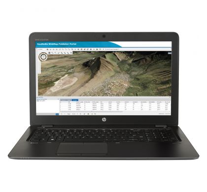 HP ZBook 15u G3 39.6 cm (15.6") (In-plane Switching (IPS) Technology) Mobile Workstation - Intel Core i5 i5-6200U Dual-core (2 Core) 2.30 GHz - Space Silver FrontMaximum
