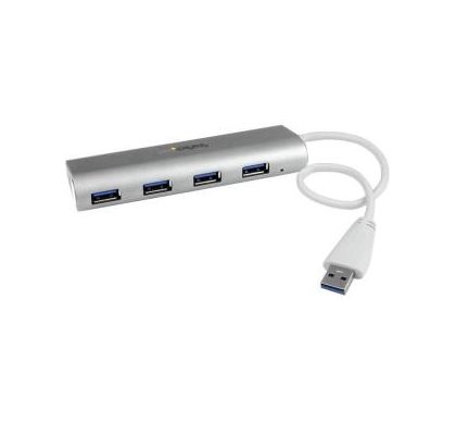 STARTECH .com USB Hub - USB - External - Silver, White