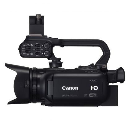 CANON XA20 Digital Camcorder - 8.9 cm (3.5") - Touchscreen OLED - CMOS - Full HD LeftMaximum