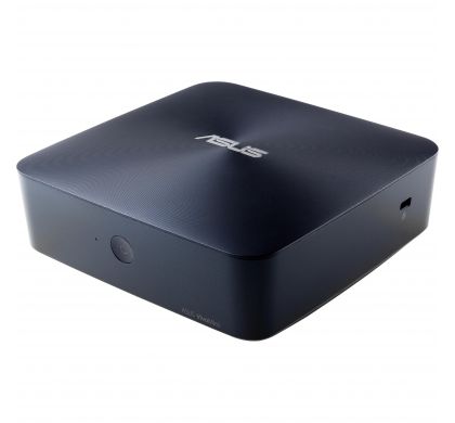 ASUS VivoMini UN65H-M002M Desktop Computer - Intel Core i5 i5-6200U 2.30 GHz - Mini PC - Midnight Blue LeftMaximum