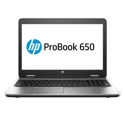 HP ProBook 650 G2 39.6 cm (15.6") Notebook - Intel Core i7 i7-6600U Dual-core (2 Core) 2.60 GHz FrontMaximum