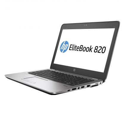 HP EliteBook 820 G3 31.8 cm (12.5") Touchscreen Notebook - Intel Core i5 i5-6300U Dual-core (2 Core) 2.40 GHz - Silver, Black LeftMaximum