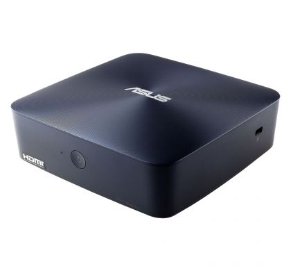 ASUS VivoMini UN45H-D-M010M Desktop Computer - Intel Pentium N3700 1.60 GHz - Mini PC - Midnight Blue LeftMaximum