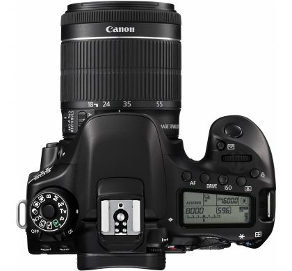 CANON EOS 80D 24.2 Megapixel Digital SLR Camera with Lens - 18 mm - 55 mm TopMaximum