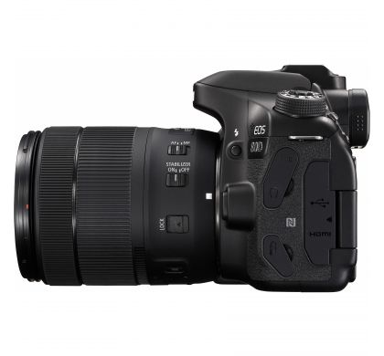 CANON EOS 80D 24.2 Megapixel Digital SLR Camera with Lens - 18 mm - 135 mm LeftMaximum
