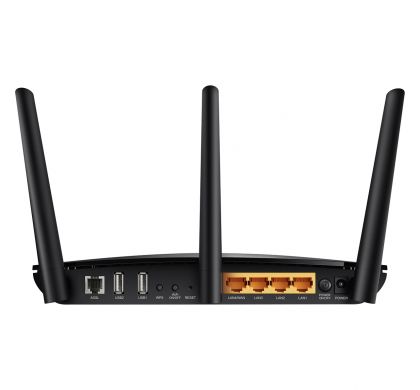 TP-LINK ARCHER D7 IEEE 802.11ac Ethernet, ADSL2+ Modem/Wireless Router RearMaximum