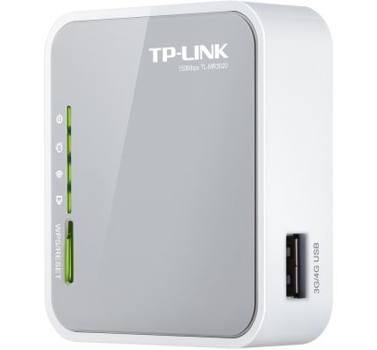 TP-LINK TL-MR3020 IEEE 802.11n  Wireless Router LeftMaximum
