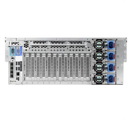 HPE HP ProLiant DL580 G9 4U Rack Server - 4 x Intel Xeon E7-8890 v3 Octadeca-core (18 Core) 2.50 GHz RearMaximum