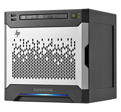 HPE HP ProLiant MicroServer Ultra Micro Tower Server - 1 x Intel Celeron G1610T Dual-core (2 Core) 2.30 GHz LeftMaximum