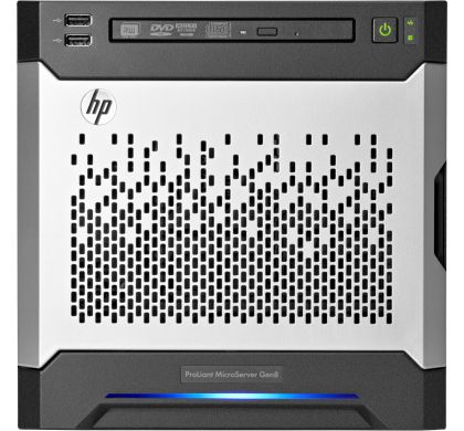 HPE HP ProLiant MicroServer Ultra Micro Tower Server - 1 x Intel Core i3 i3-3240 Dual-core (2 Core) 3.40 GHz FrontMaximum