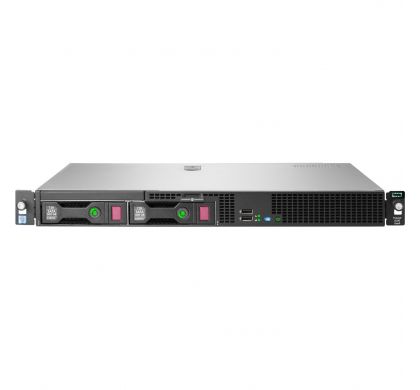 HPE HP ProLiant DL20 G9 1U Rack Server - 1 x Intel Xeon E3-1240 v5 Quad-core (4 Core) 3.50 GHz FrontMaximum