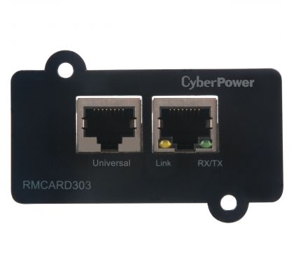 CYBERPOWER RMCARD303 - Network Management Card, SNMP card to suit All Online series UPS's and EnviroSensor input FrontMaximum
