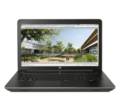 HP ZBook 17 G3 43.9 cm (17.3") (In-plane Switching (IPS) Technology) Mobile Workstation - Intel Core i5 (6th Gen) i5-6440HQ Quad-core (4 Core) 2.60 GHz - Space Silver FrontMaximum