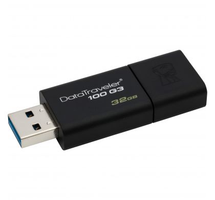 KINGSTON DataTraveler 100 G3 32 GB USB 3.0 Flash Drive - Black