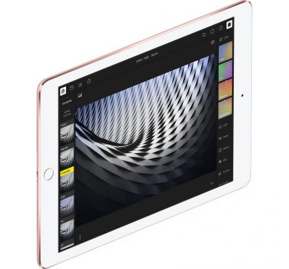 APPLE iPad Pro 128 GB Tablet - 24.6 cm (9.7") - Retina Display - Wireless LAN -  A9X Dual-core (2 Core) - Rose Gold BottomMaximum