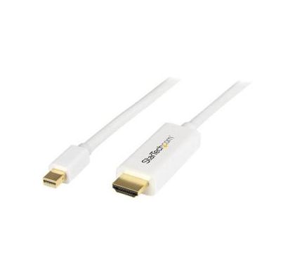 STARTECH .com DisplayPort/HDMI A/V Cable for Ultrabook, Projector, Desktop Computer - 2 m - 1 Pack