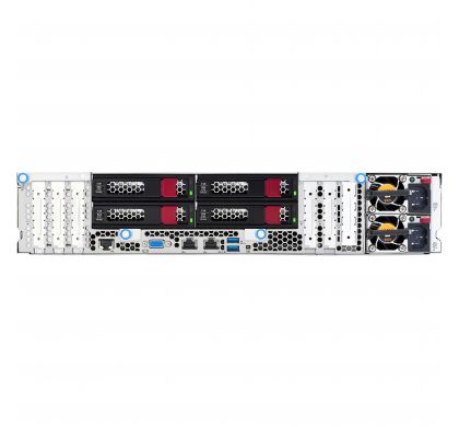 HPE HP StoreEasy 1650 8 x Total Bays NAS Server - 2U - Rack-mountable RearMaximum