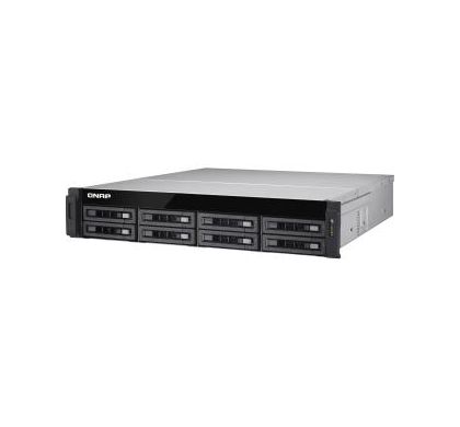 QNAP Turbo NAS TS-EC880U-E3-4GE-R2 8 x Total Bays SAN/NAS Server - 2U - Rack-mountable