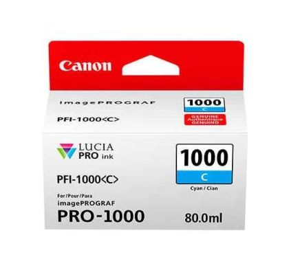 CANON LUCIA PRO PFI-1000 C Ink Cartridge - Cyan