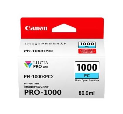 CANON LUCIA PRO PFI-1000 PC Ink Cartridge - Photo Cyan