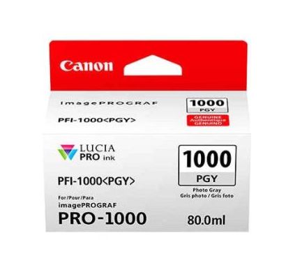 CANON LUCIA PRO PFI-1000 PGY Ink Cartridge - Photo Grey