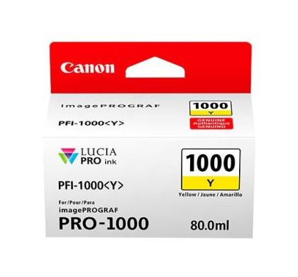 CANON LUCIA PRO PFI-1000 Y Ink Cartridge - Yellow